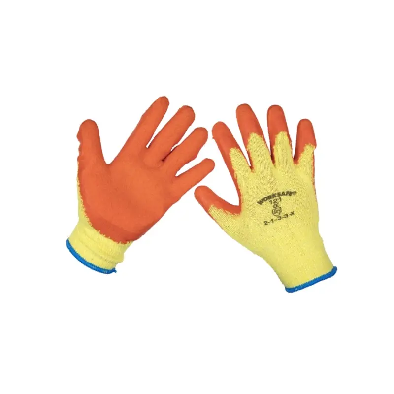 Sealey Super Grip Knitted Gloves Latex Palm (X-Large) - Pack of 6 Pairs