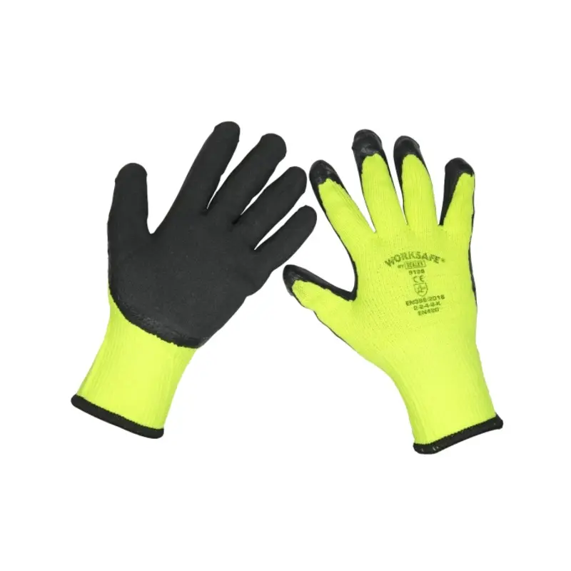 Sealey Thermal Super Grip Gloves (Large) - Pack of 6 Pairs
