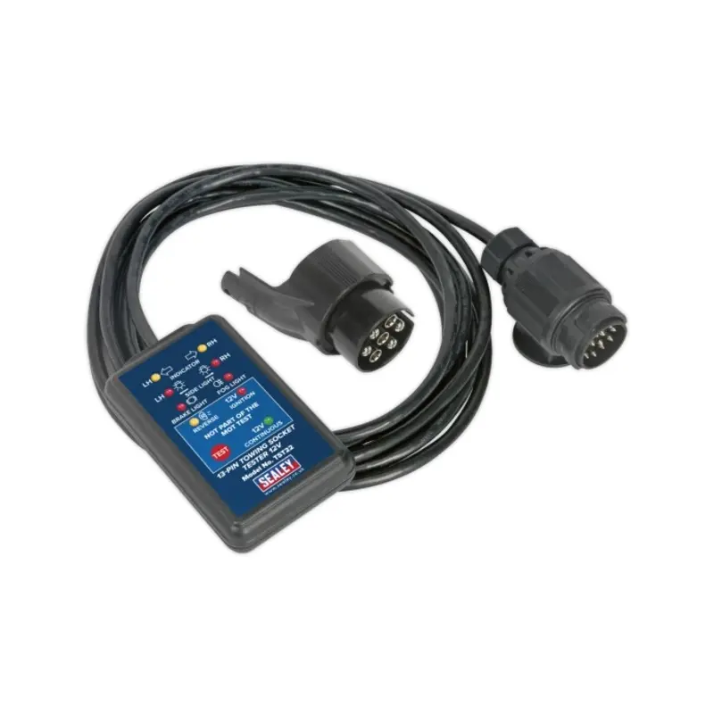Sealey Towing Socket Tester 13-Pin 12V - DVSA Approved