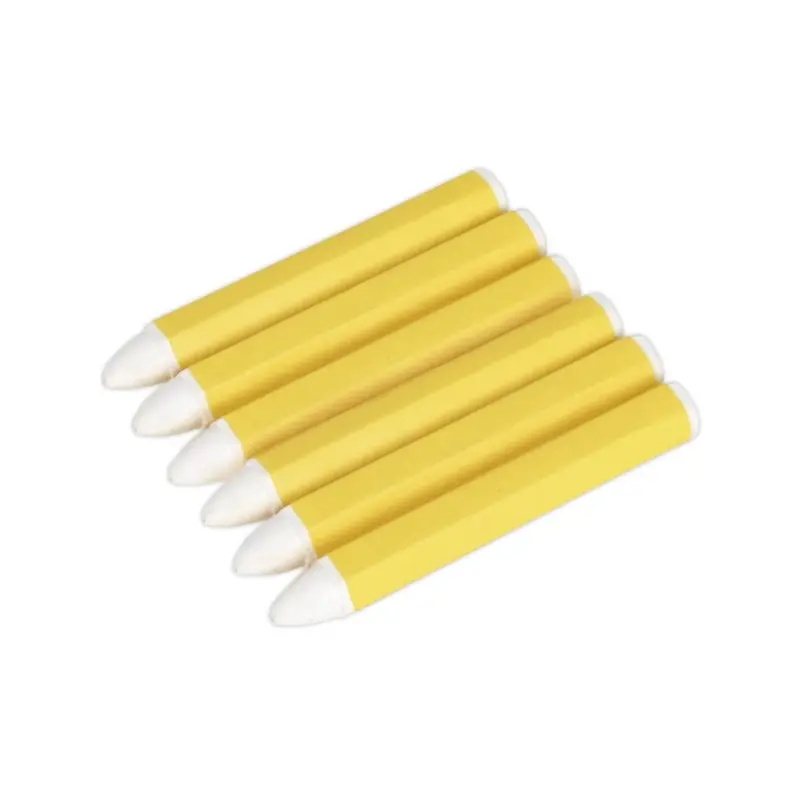 Sealey Tyre Marking Crayon - White Pack of 6