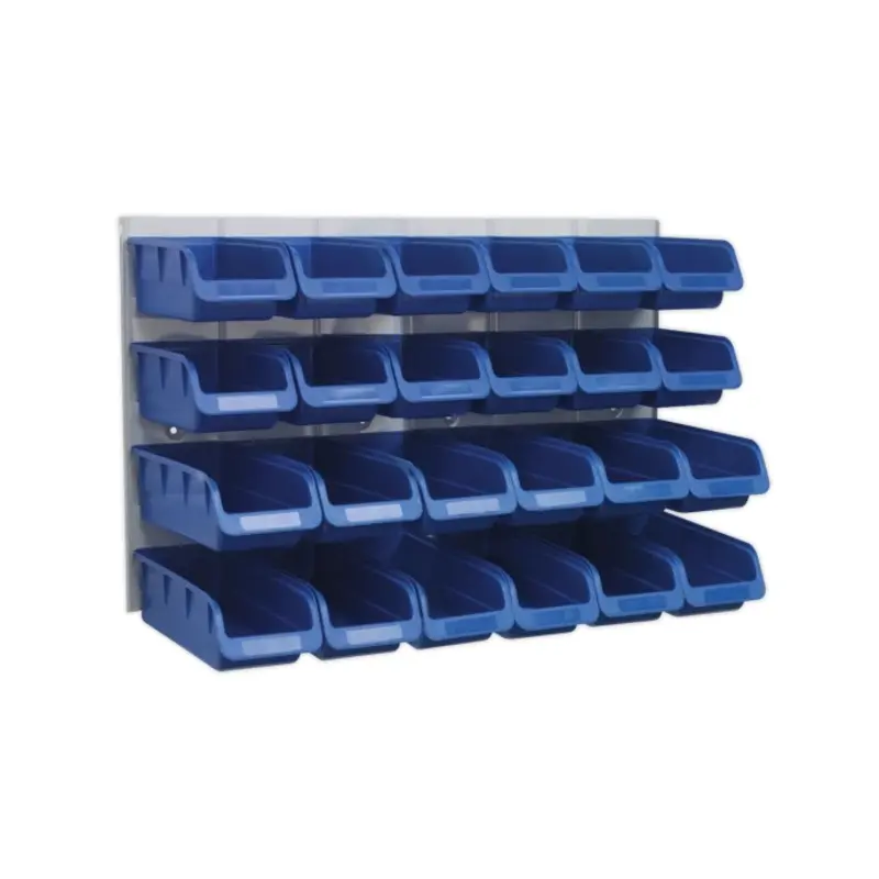 Sealey Bin & Panel Combination 24 Bins - Blue
