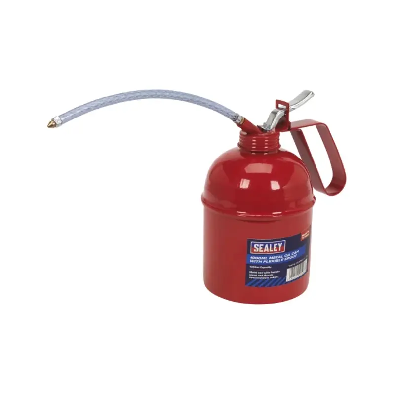 Sealey Metal Oil Can Flexible Spout 1000ml
