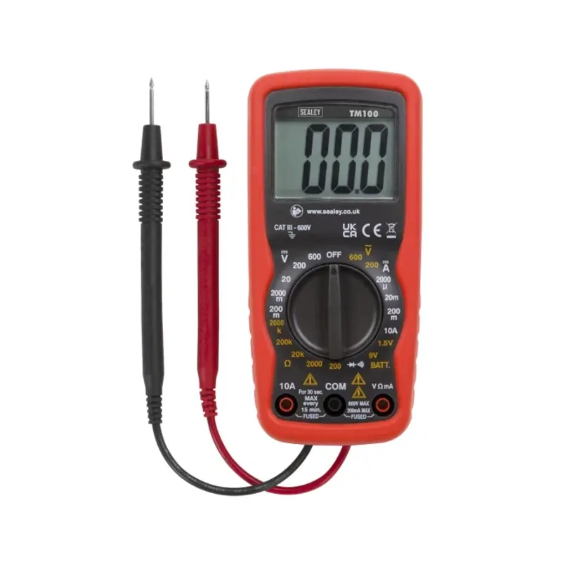 Sealey Professional Digital Multimeter - 6-Function