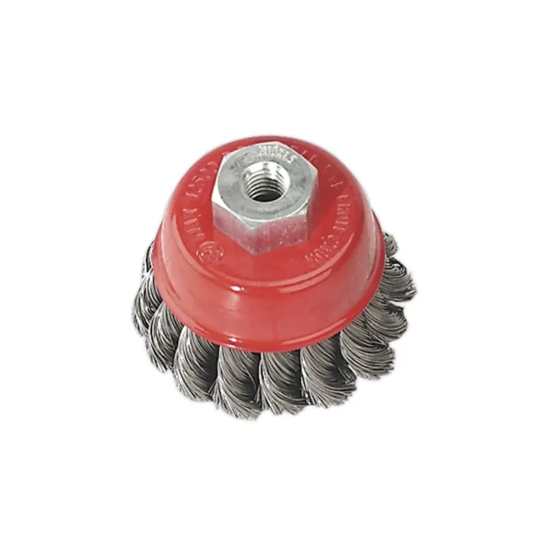 Sealey Twist Knot Wire Cup Brush 65mm M10 x 1.5mm