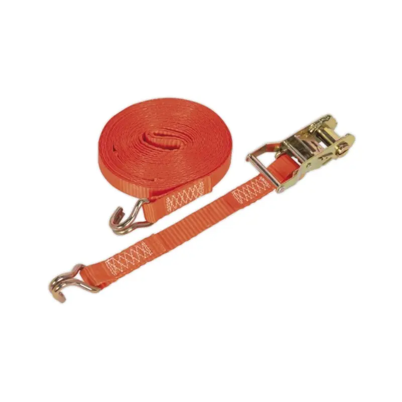 Sealey Ratchet Strap 25mm x 8m Polyester Webbing 1500kg Breaking Strength