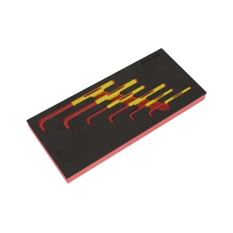 Sealey Hex Key Set with Tool Tray 6pc - VDE Approved