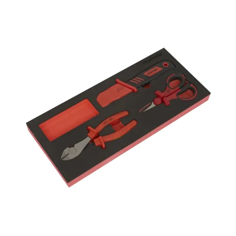Sealey Insulated Cutting Set 3pc with Tool Tray - VDE Approved