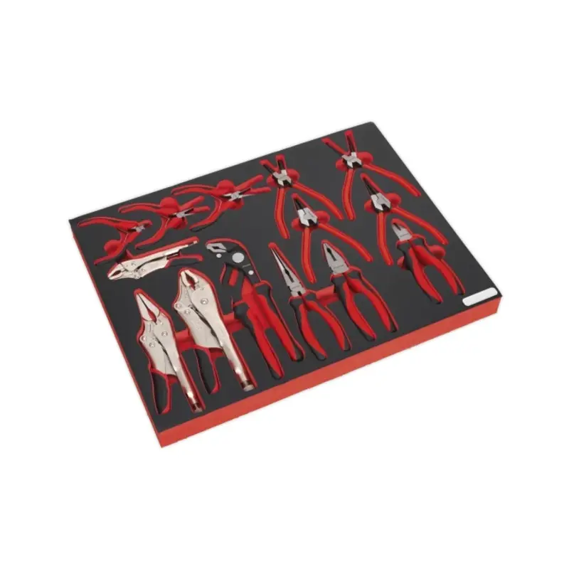 Sealey Tool Tray with Pliers Set 14pc