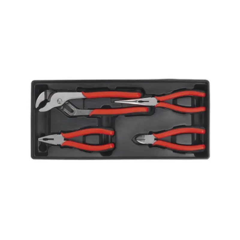 Sealey Tool Tray with Pliers Set 4pc