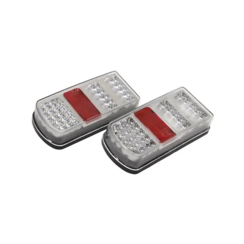Sealey Rear Rectangle Lamp Cluster (Pair) SMD LED 12V