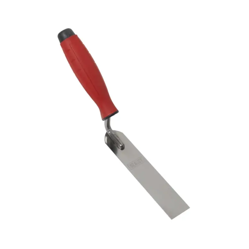 Sealey Stainless Steel Finishing Trowel - Rubber Handle - 30 x 160mm
