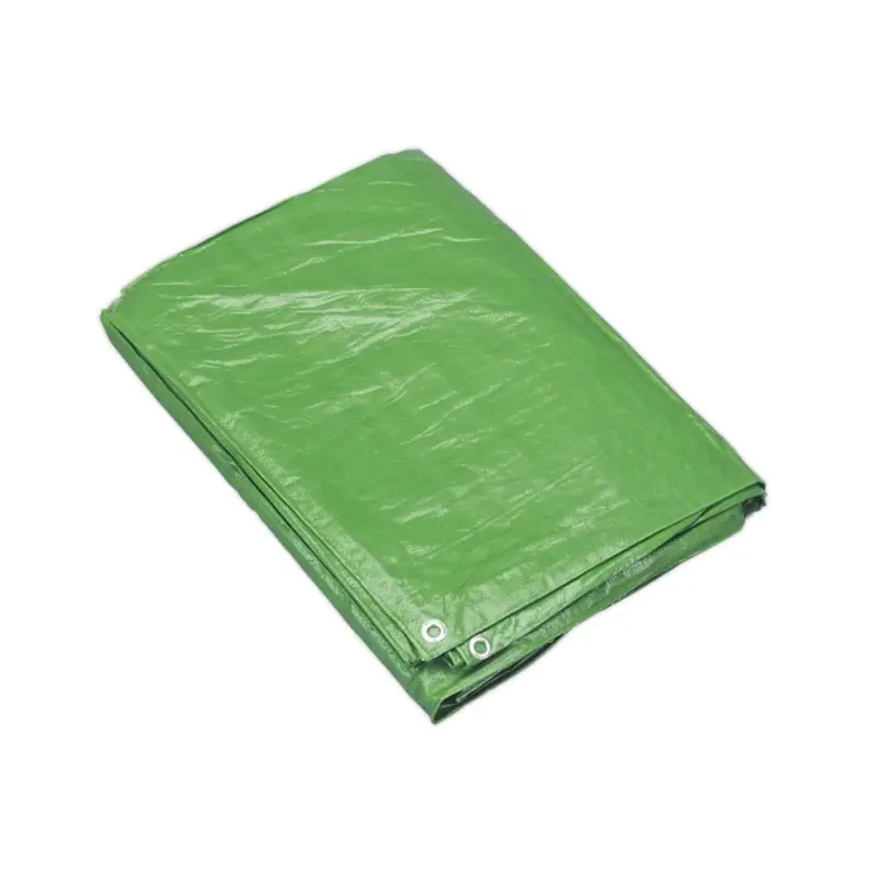 Sealey Tarpaulin 3.05 x 3.66m Green