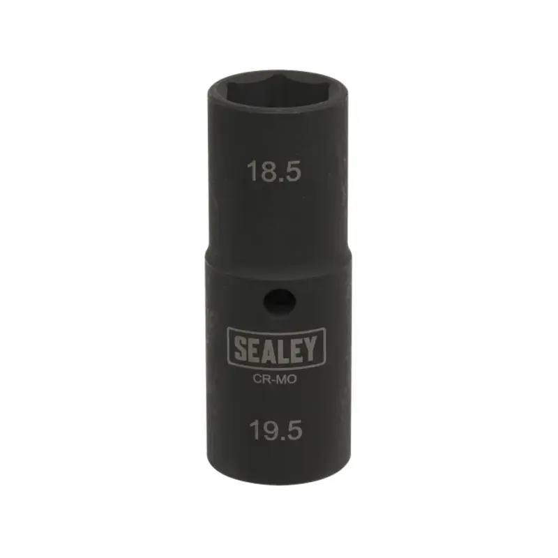 Sealey Impact Socket 1/2"Sq Drive Double Ended 18.5-19.5mm