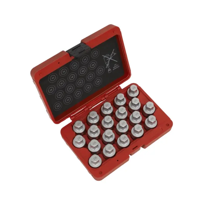 Sealey Locking Wheel Nut Key Set 20pc - Vauxhall-B