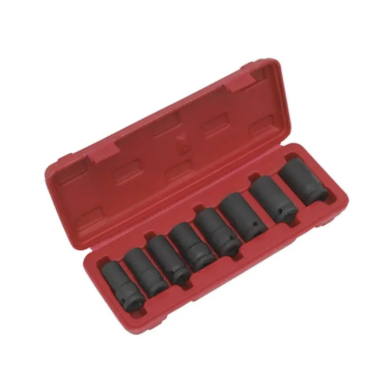 Sealey Locking Wheel Nut Removal Set 8pc 1/2"Sq Drive