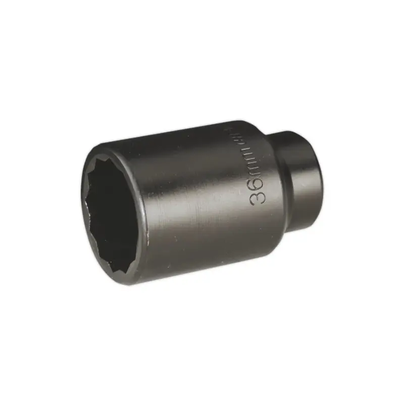 Sealey Impact Socket 36mm Bi-Hex Deep 1/2"Sq Drive