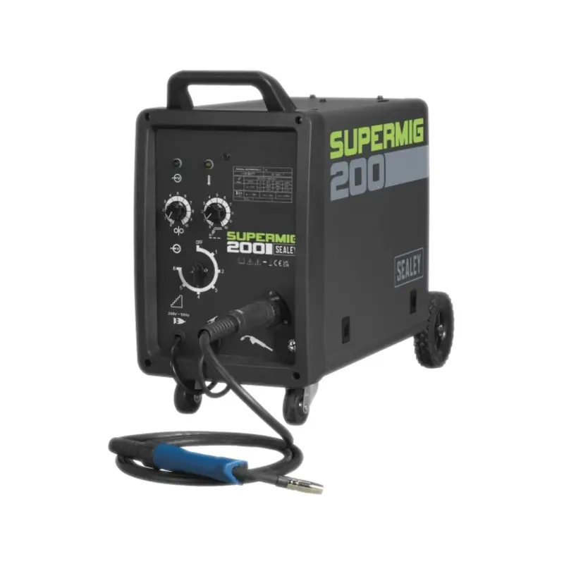 Sealey Professional MIG Welder 200A 230V with Binzel Euro Torch