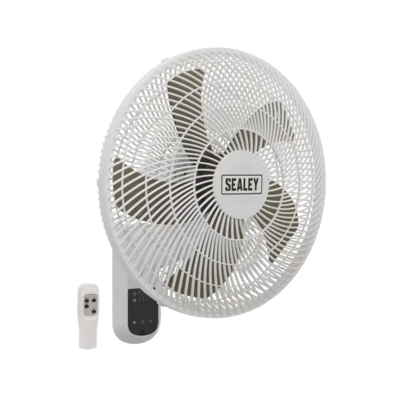Sealey Wall Fan 3-Speed 18" with Remote Control 230V