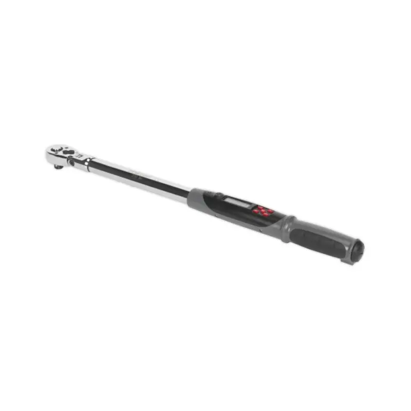 Sealey Angle Torque Wrench Flexi-Head Digital 1/2"Sq Drive 20-200Nm(14.7-147.5lb.ft)