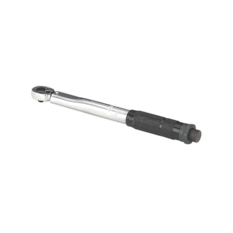 Sealey Torque Wrench Micrometer Style 1/4"Sq Drive 5-25Nm(44-221lb.in) - Calibrated