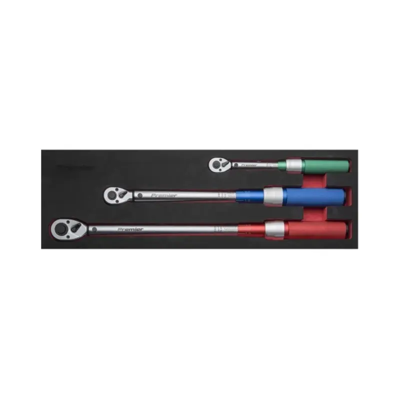 Sealey Torque Wrench Micrometer Style 3pc Set