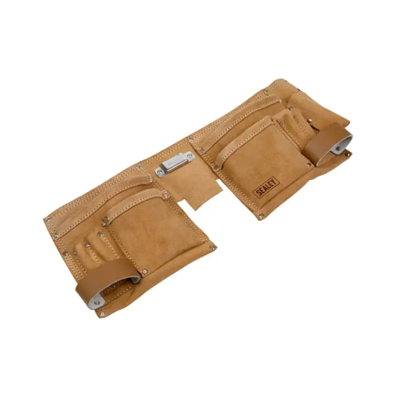 Sealey Double Pouch Leather Tool Belt