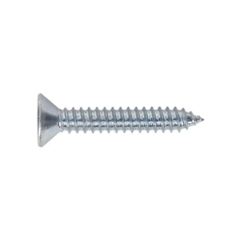Sealey Self Tapping Screw 6.3 x 38mm Countersunk Pozi Pack of 100