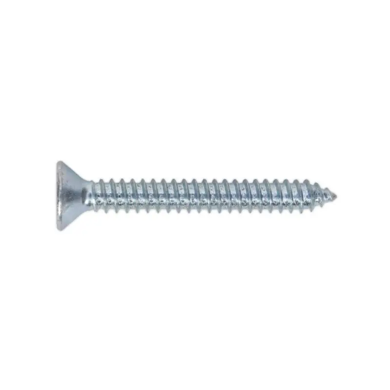Sealey Self Tapping Screw 6.3 x 51mm Countersunk Pozi Pack of 100