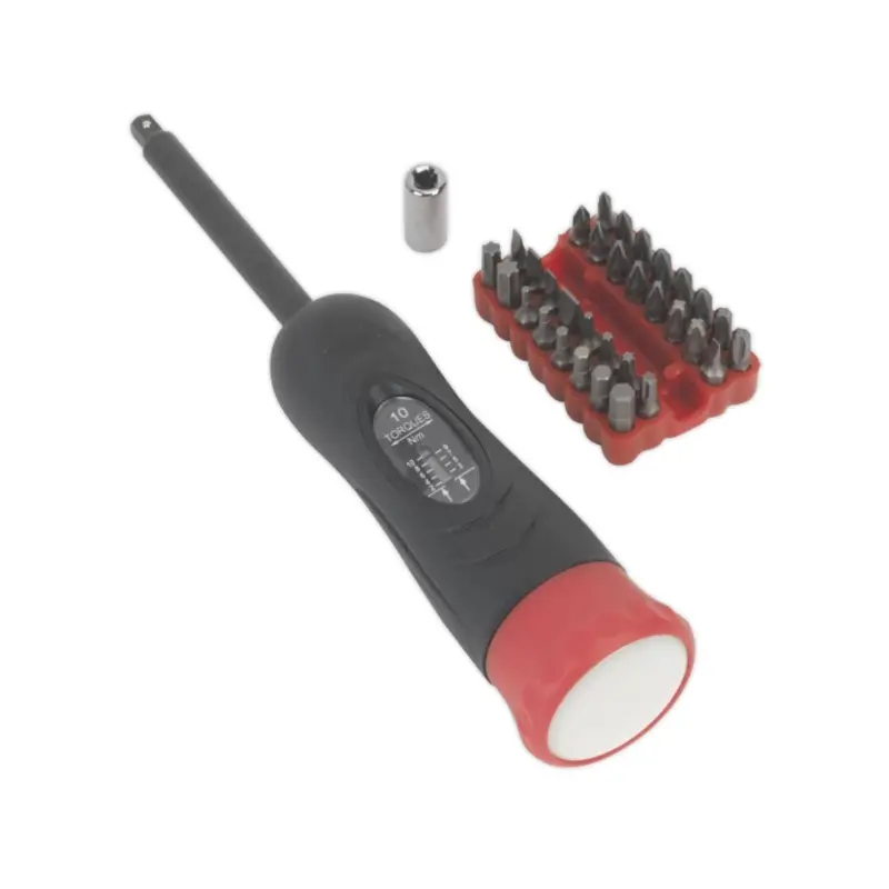 Sealey Torque Screwdriver Set 34pc 2-10Nm 1/4"Sq Drive