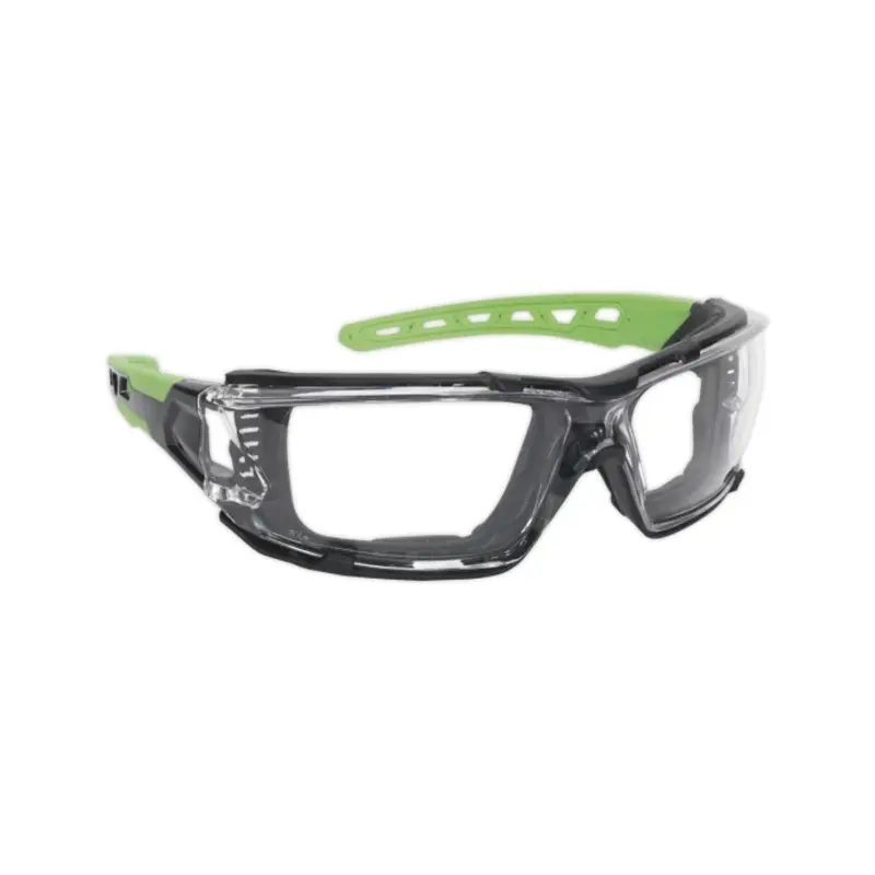 Sealey Safety Spectacles with EVA Foam Lining - Clear Lens