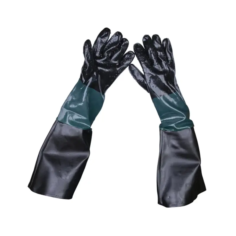 Sealey Shot Blasting Gauntlets 585mm Cuffed Pair
