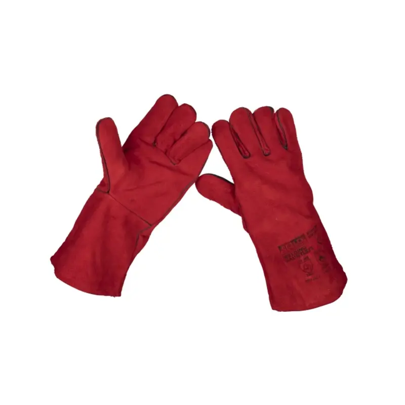 Sealey Leather Welding Gauntlets Lined Pair