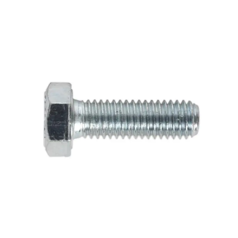 Sealey HT Setscrew M8 x 25mm 8.8 Zinc Pack of 50