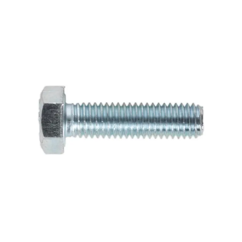 Sealey HT Setscrew M8 x 30mm 8.8 Zinc Pack of 50