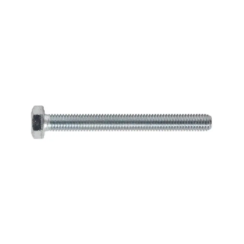 Sealey HT Setscrew M8 x 75mm 8.8 Zinc Pack of 25