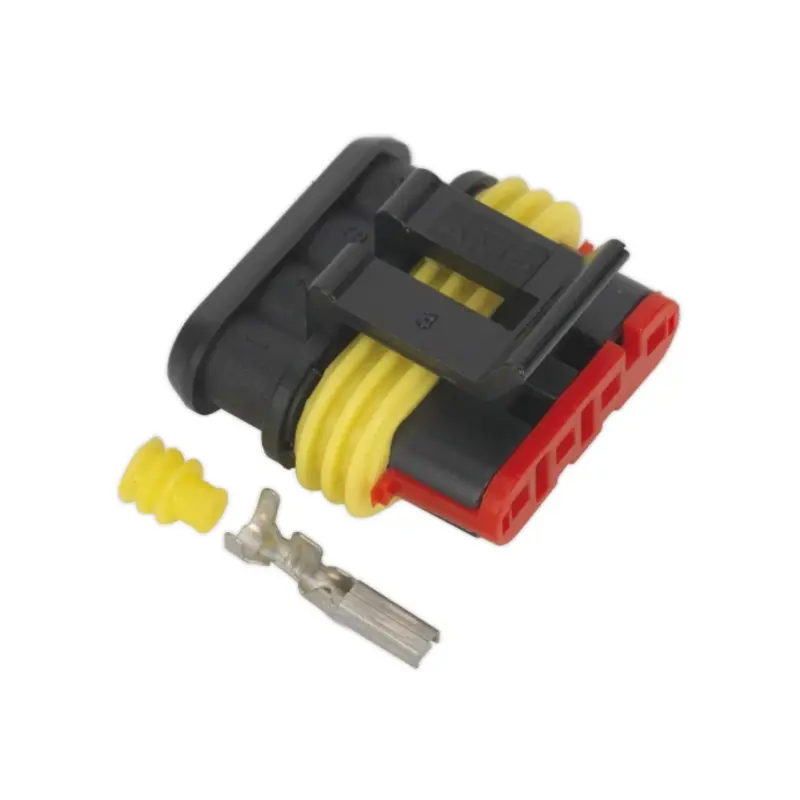 Sealey Superseal Female Connector 4-Way Pack of 3