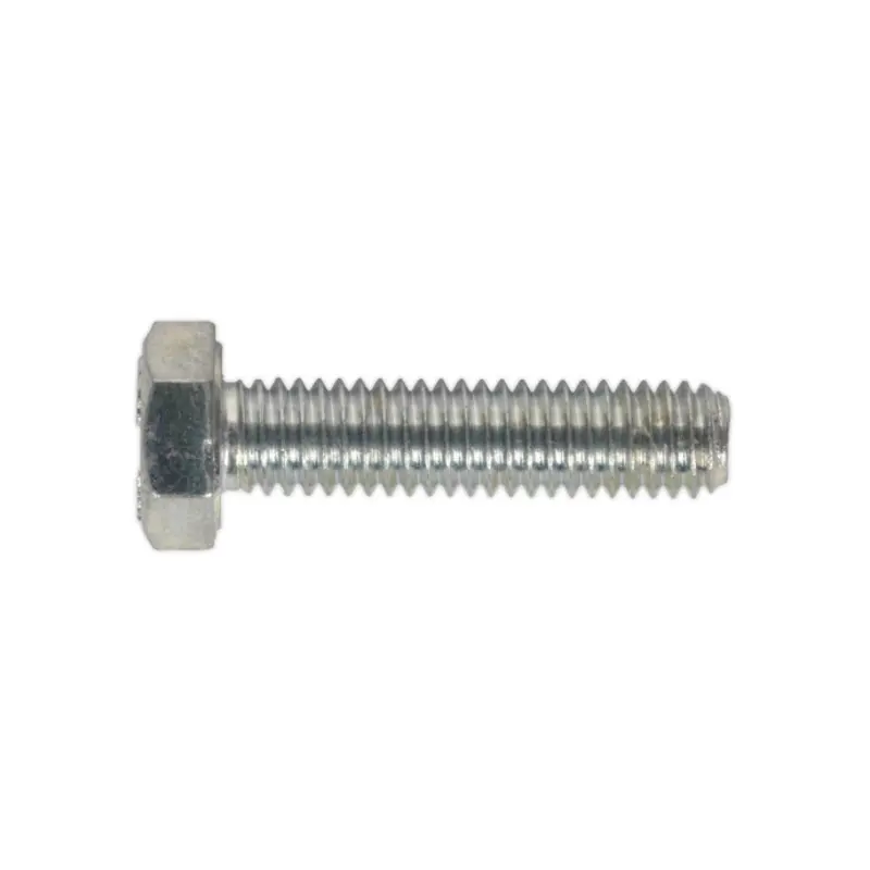 Sealey HT Setscrew M6 x 25mm 8.8 Zinc Pack of 50