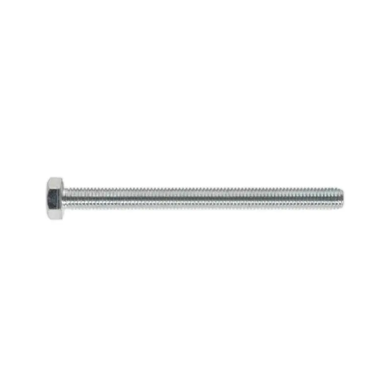 Sealey HT Setscrew M8 x 100mm 8.8 Zinc Pack of 25