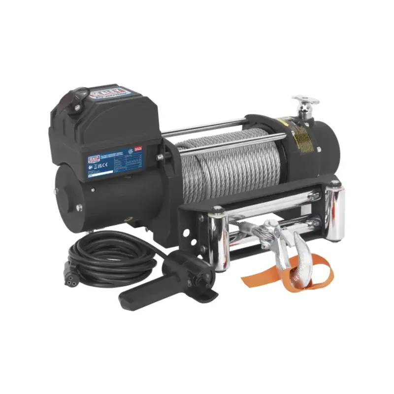 Sealey Self-Recovery Winch 5450kg (12000lb) Line Pull 12V
