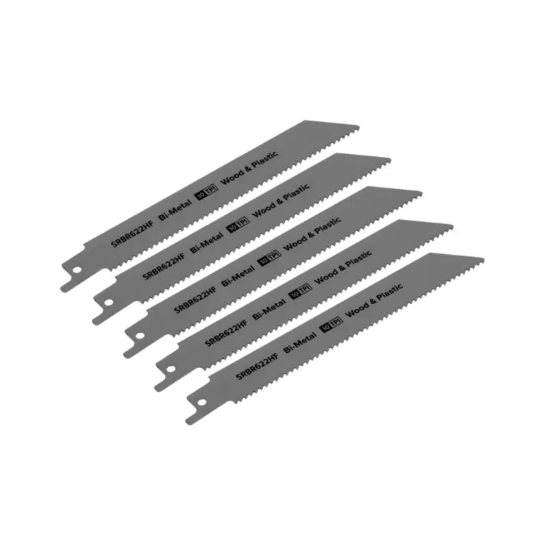 Sealey Reciprocating Saw Blade Wood & Plastics 150mm 10tpi - Pack of 5