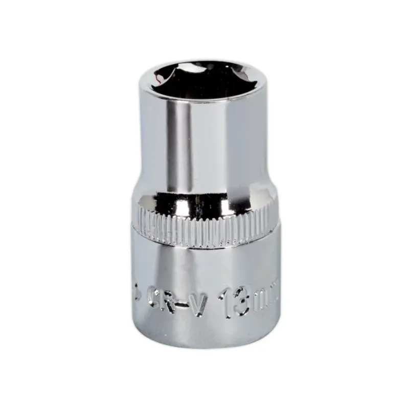 Sealey WallDrive Socket 13mm 1/2"Sq Drive Fully Polished