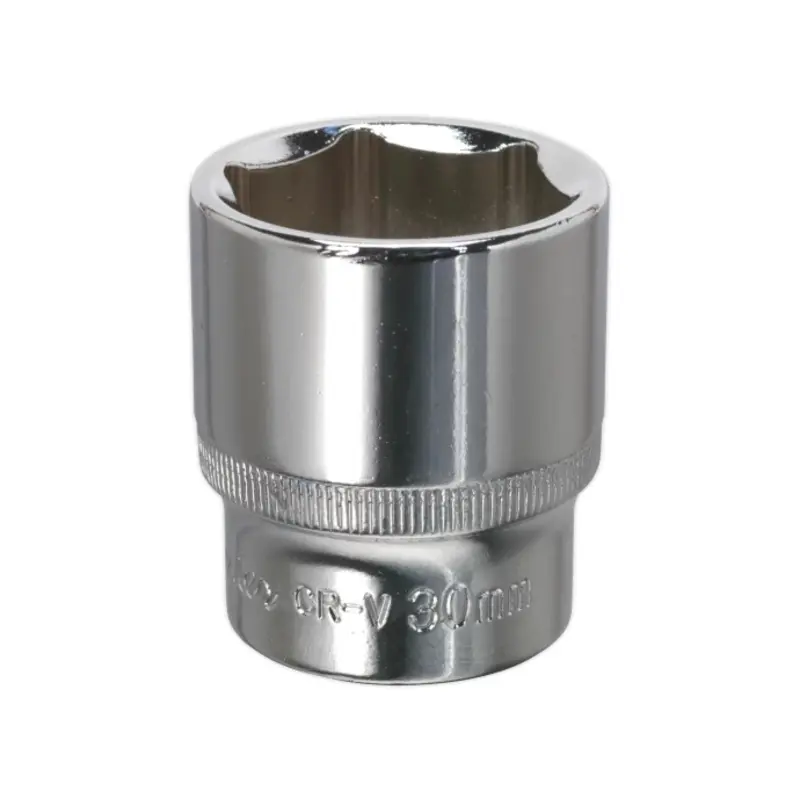 Sealey WallDrive Socket 30mm 1/2"Sq Drive Fully Polished