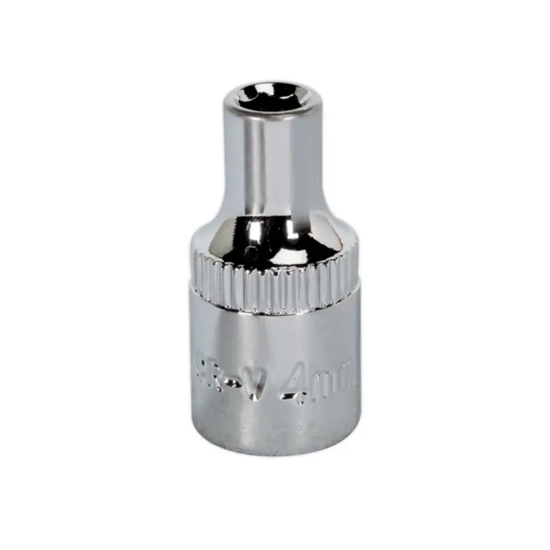 Sealey WallDrive Socket 4mm 1/4"Sq Drive Fully Polished
