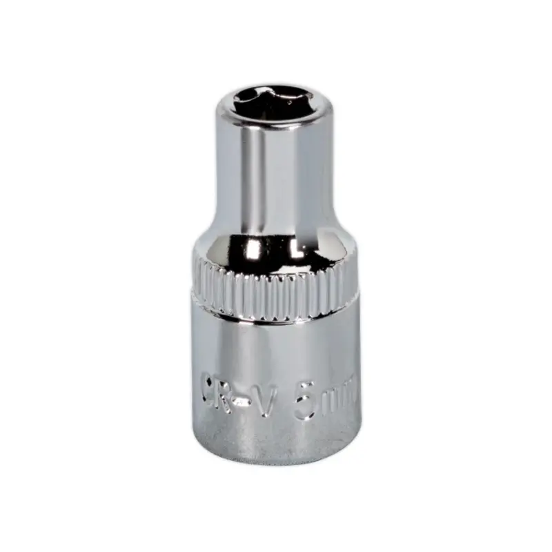 Sealey WallDrive Socket 5mm 1/4"Sq Drive Fully Polished