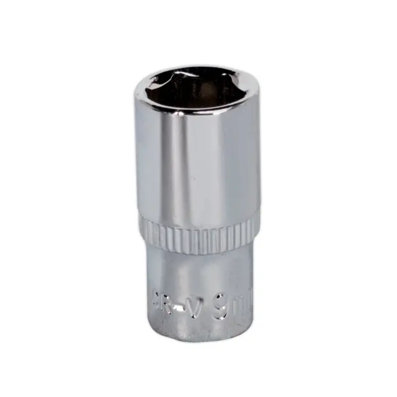 Sealey WallDrive Socket 9mm 1/4"Sq Drive Fully Polished