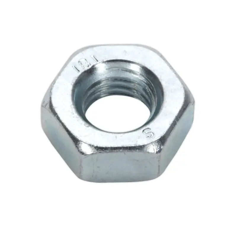 Sealey Steel Nut DIN 934 - M10 Zinc Pack of 100