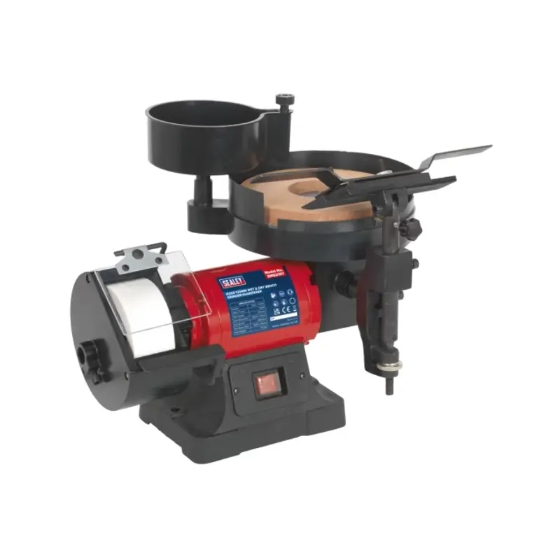 Sealey Bench Grinder/Sharpener Wet & Dry 200/125mm 250W/230V