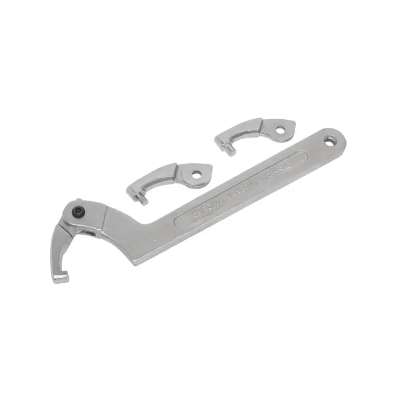 Sealey Adjustable C Spanner - Hook & Pin Wrench Set 4pc 51-121mm
