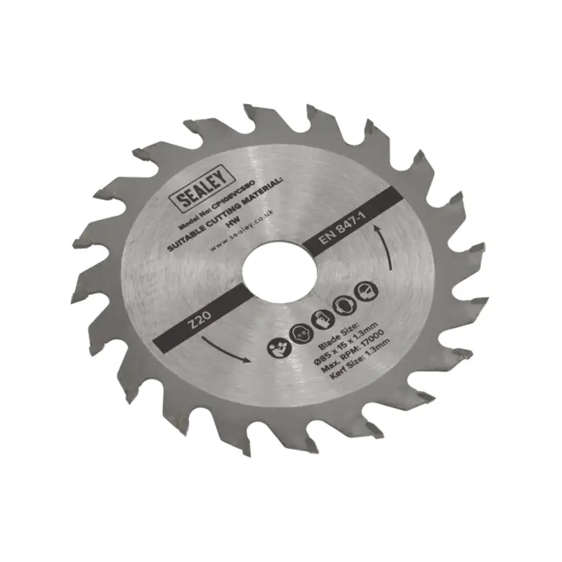 Sealey Circular Saw Blade  85 x 15 x 1.3mm 20tpu