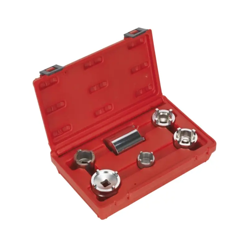 Sealey Motorcycle Swingarm Locknut Socket Set 6pc